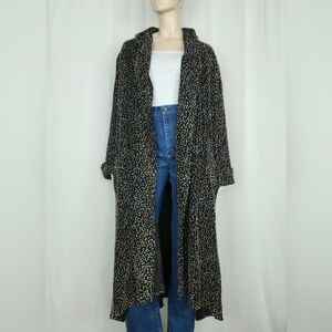 Linda Lundström hooded duster robe coat Plus Size 24